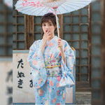 Kimono Japonés De Mujer - Primavera Y Otoño Conjunto