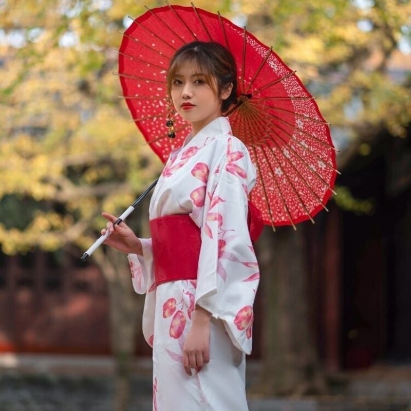 Kimono Japonés Mujer - Otoño I Sakura Japón – Sakura Japon