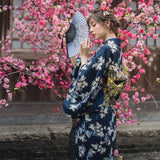 Kimono Japonés Para Mujer - Ryu Con Obi