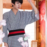 Kimono Japonés Para Hombre Patrón de Ikkan Modelo