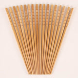 5 Pares De Palillos Japoneses De Bambú Tamaño