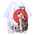 Camiseta Japonesa de Hip Hop Espalda
