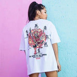 Camiseta con Espíritu Samurái Japonés Mujer
