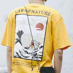 Camiseta de la Ley Japonesa de la Naturaleza Amarillo Modelo