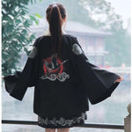 Chaqueta Kimono Kamon Para Mujer Espalda