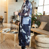 Chaqueta Kimono Long Crane Lado