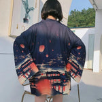 Chaqueta Kimono Para Mujer Toro Nagashi Espalda
