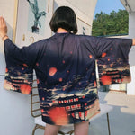 Chaqueta Kimono Para Mujer Toro Nagashi Izquierda