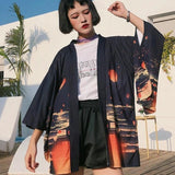 Chaqueta Kimono Para Mujer Toro Nagashi Modelo