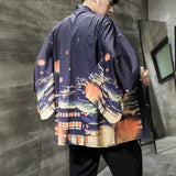 Chaqueta Kimono Toro Nagashi Para Hombre Espalda