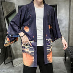 Chaqueta Kimono Toro Nagashi Para Hombre Perfil