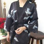 Chaqueta Kimono Tsuru Para Mujer Frente