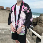 Chaqueta Kimono de Hombre Guerrero Japonés Frente