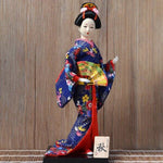 Figura de Abanico de Geisha Japonesa
