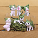 Figuras de Gatos Japoneses Jardín en Miniatura Todos