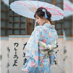 Kimono Japonés De Mujer - Primavera Y Otoño Modelo
