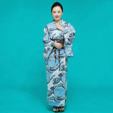 Kimono Japonés Mujer - La Gran Ola Largo