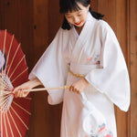 Kimono Japonés Para Mujer - Peonía Perfil