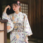 Kimono Japonés Tradicional Para Mujer Frente