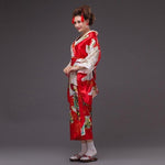Kimono Tradicional Japonés Para Mujer - Beniiro Perfil
