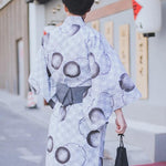 Kimono de Hombre Japonés Yukiwa Espalda