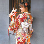 Kimono japonés Para Mujer - Primavera Espalda
