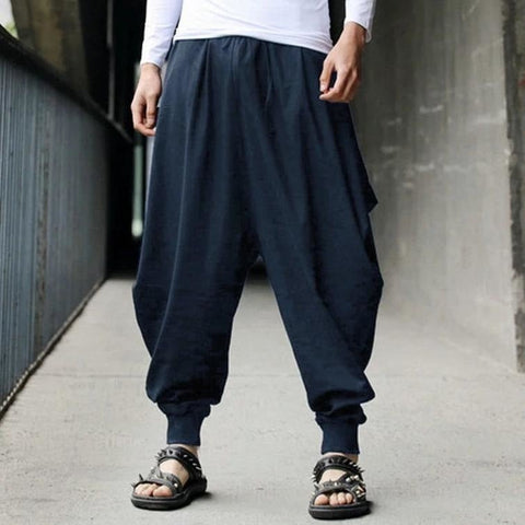 Pantalones Nikka Japones Para Hombre Azul