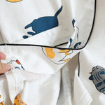 Pijama De Estilo Japonés Cuello