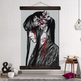 Pintura Japonesa Chica De Sangre