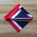 Tela Furoshiki Con Bandera Británica Doblado