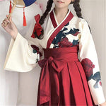 Vestido Kimono Japonés Corto Pecho