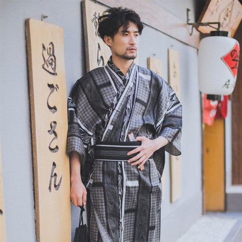 Kimono Japonés de Hombre Patrón Puratanasu