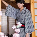 Kimono Japonés Para Hombre Patrón de Ikkan Perfil